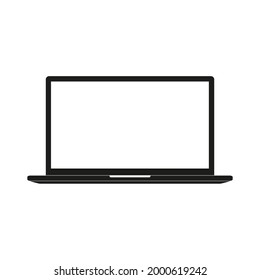 laptop icon, Vector Eps 10 on white background Vector illustration
