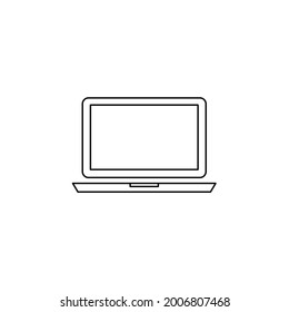 Laptop icon, vector eps 10