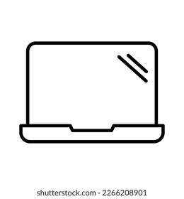 laptop icon, vector eps 10