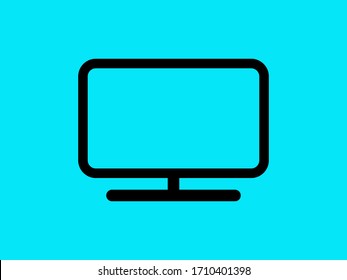 Laptop Icon Vector. flat symbol. Perfect Black illustration on white background.