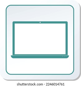 Laptop Icon Vector Graphic Illustration