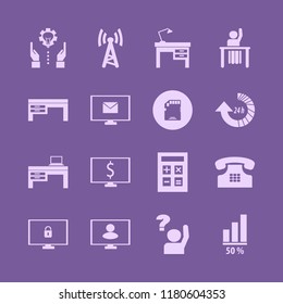 laptop icon. laptop vector icons set desk, ask pupil, laptop desk and memory card