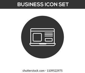 Laptop Icon Vector Illustration