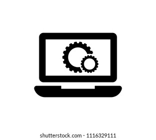 Laptop Icon Vector Illustration