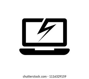Laptop Icon Vector Illustration