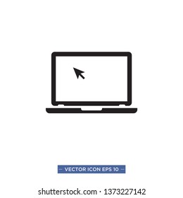 laptop icon vector illustration