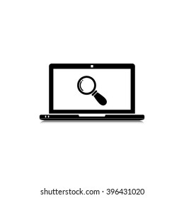 Laptop icon vector illustration