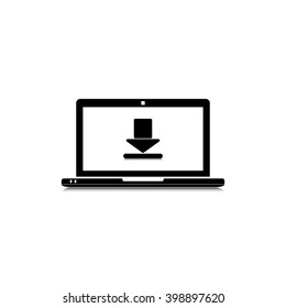 Laptop icon vector illustration