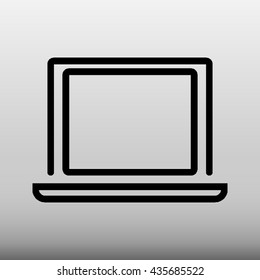 Laptop Icon Vector Illustration