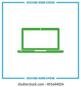 Laptop icon vector illustration 