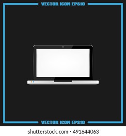 Laptop icon vector illustration 