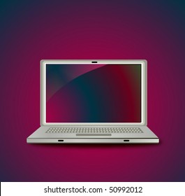 Laptop icon. Vector illustration.