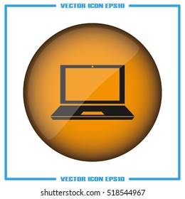 Laptop icon vector illustration 