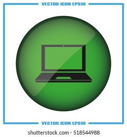 Laptop icon vector illustration 