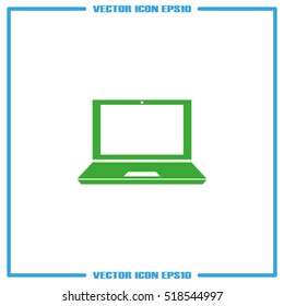 Laptop icon vector illustration 