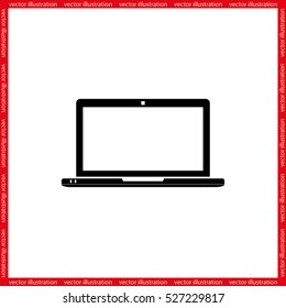 Laptop icon vector illustration.