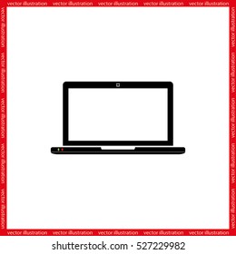Laptop icon vector illustration.
