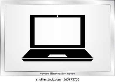 Laptop icon vector illustration 
