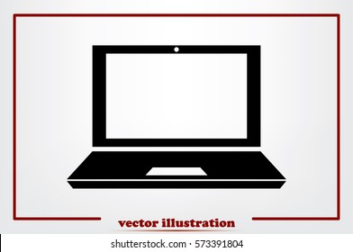 Laptop icon vector illustration 