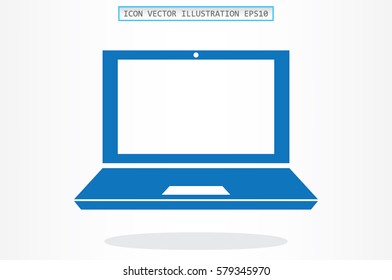 Laptop icon vector illustration 