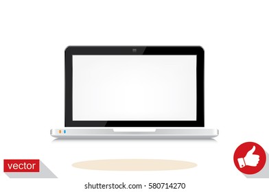 Laptop icon vector illustration 