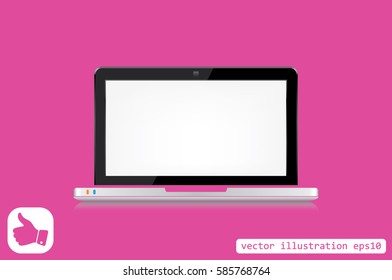 Laptop icon vector illustration 