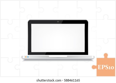 Laptop icon vector illustration 