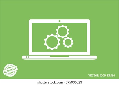 Laptop icon vector illustration
