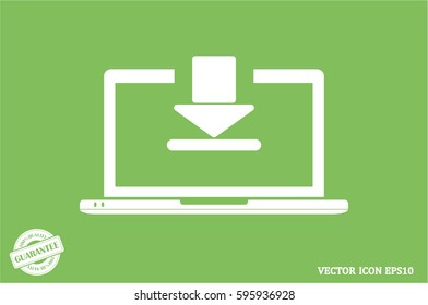 Laptop icon vector illustration