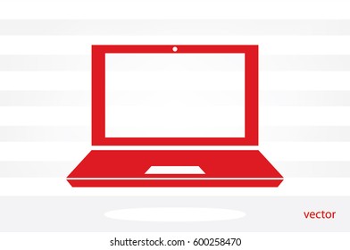 Laptop icon vector illustration 