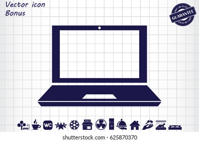 Laptop icon vector illustration 