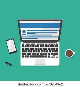 Laptop icon vector illustration