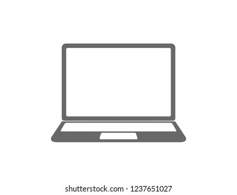 Laptop icon. Laptop vector illustration.  Computer vector illustration. 