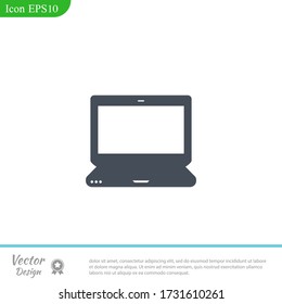 Laptop Icon Vector illustration EPS 10.