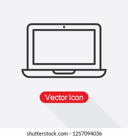 Laptop Icon Vector Illustration Eps10