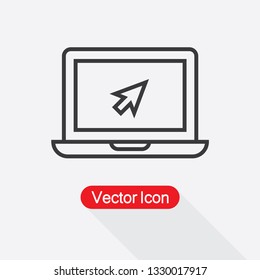 Laptop Icon Vector Illustration Eps10
