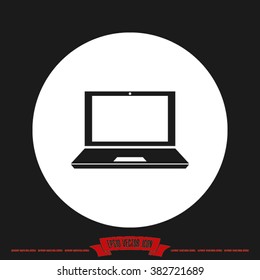 Laptop icon vector illustration eps10.