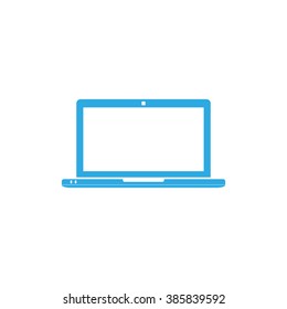Laptop icon vector illustration eps10.