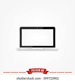 Laptop icon vector illustration eps10.
