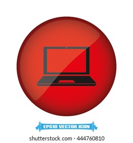 Laptop icon vector illustration eps10.