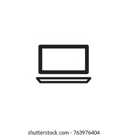 laptop icon Vector illustration, EPS10.