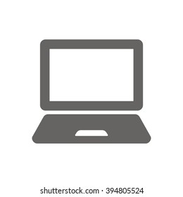 laptop  icon, vector illustration. Flat design style