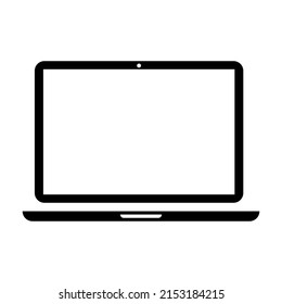 Laptop icon. Vector illustration isolated on white background
