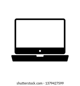Laptop Icon Vector Illustration Logo Template