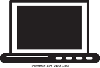 laptop icon - vector illustration on white background..eps