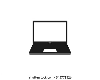Laptop icon vector illustration on white background