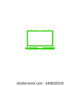 laptop icon, vector illustration. Vector web design