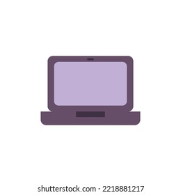 laptop icon vector image white background