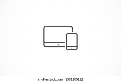 Laptop icon vector isolated on white background. Trendy laptop icon vector in flat style. Template for app icon vector ui, logo and ux. icon vector laptop for your web site 