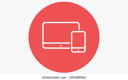 Laptop icon vector isolated on white background. Trendy laptop icon vector in flat style. Template for app icon vector ui, logo and ux. icon vector laptop for your web site 